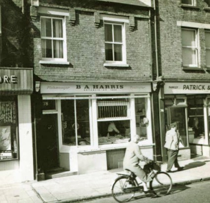78 Mill Road, Cambridge - Harris fish shop