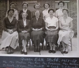 Queen Edith School Staff 1957-8