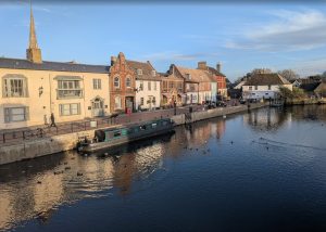 View south from St Ives Bridge